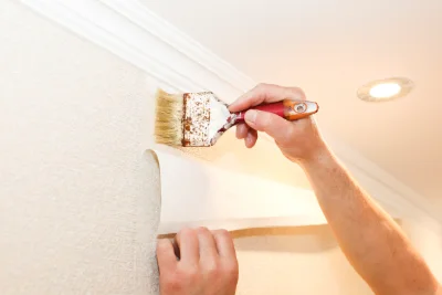 Pose de papier peint à Breugnon — revêtements muraux et toiles de verre